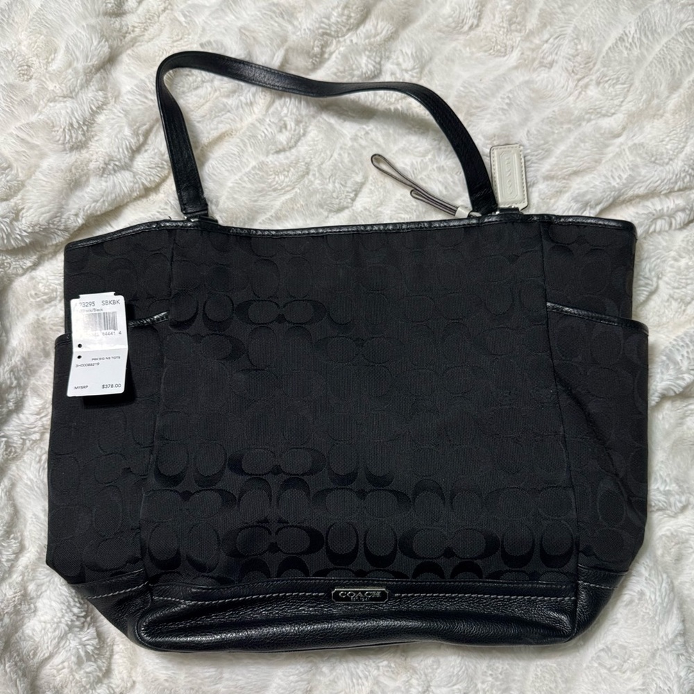 Coach North/South tote